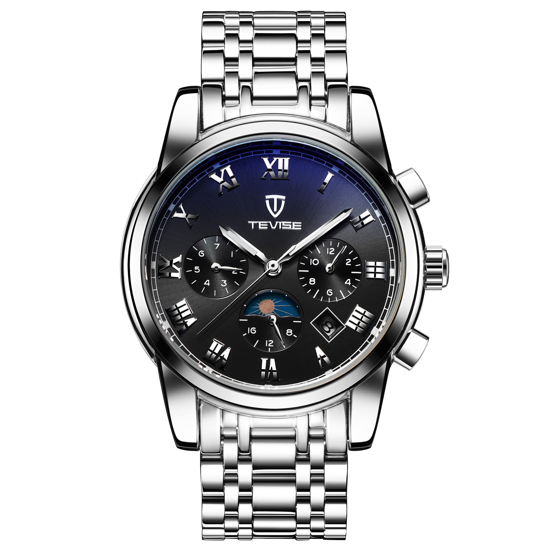 Tevise brand watches, watches, sports, multifunctional automatic mechanical watches, waterproof leisure men's watches