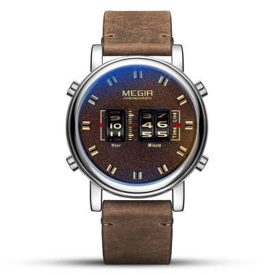 C2C Fashion Feature Sports Business Leather Quartz Watch