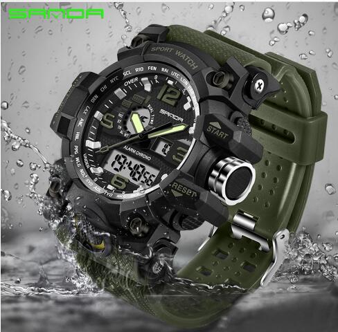C2C Military Waterproof Sports Men's LED digital Watch