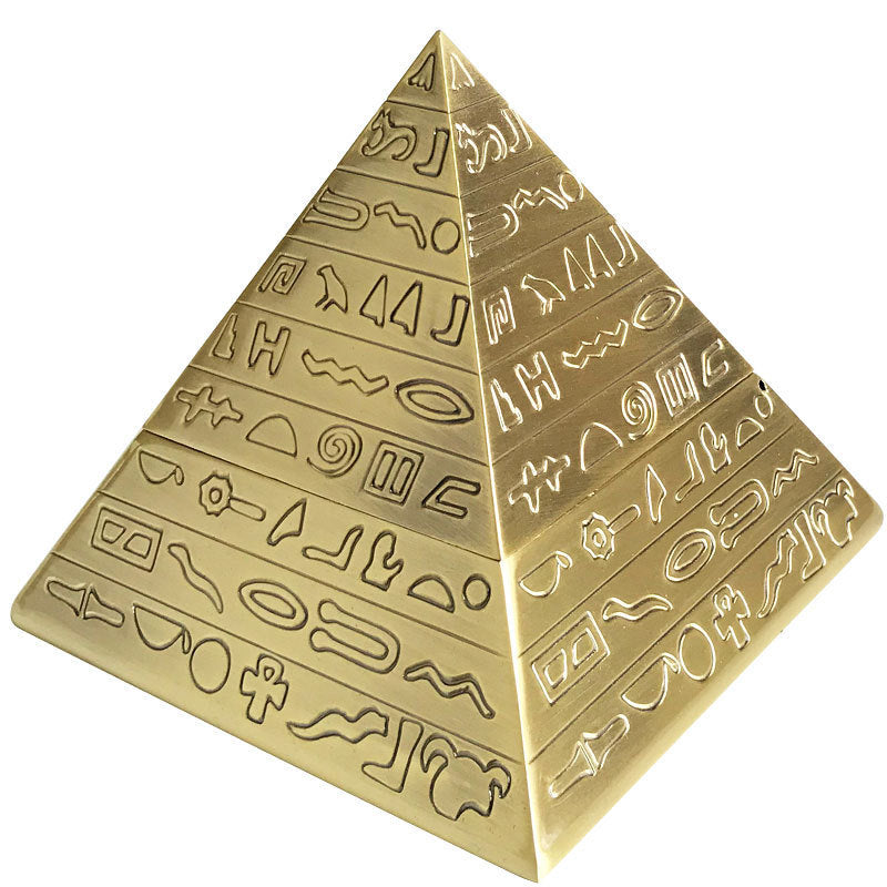 C2C Imitation Pyramid Ashtray Home Retro