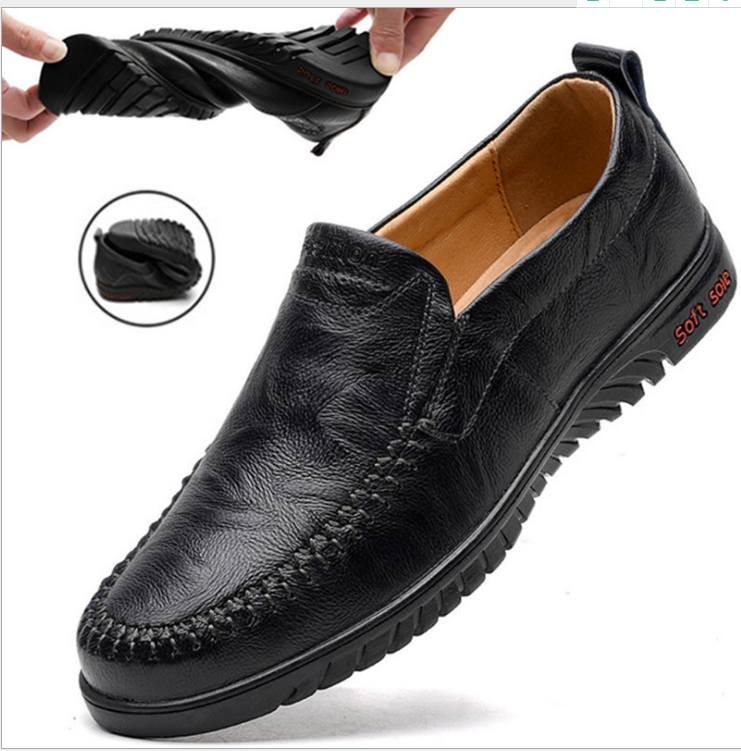 C2C Genuine leather Comfortable Men Casual Shoes