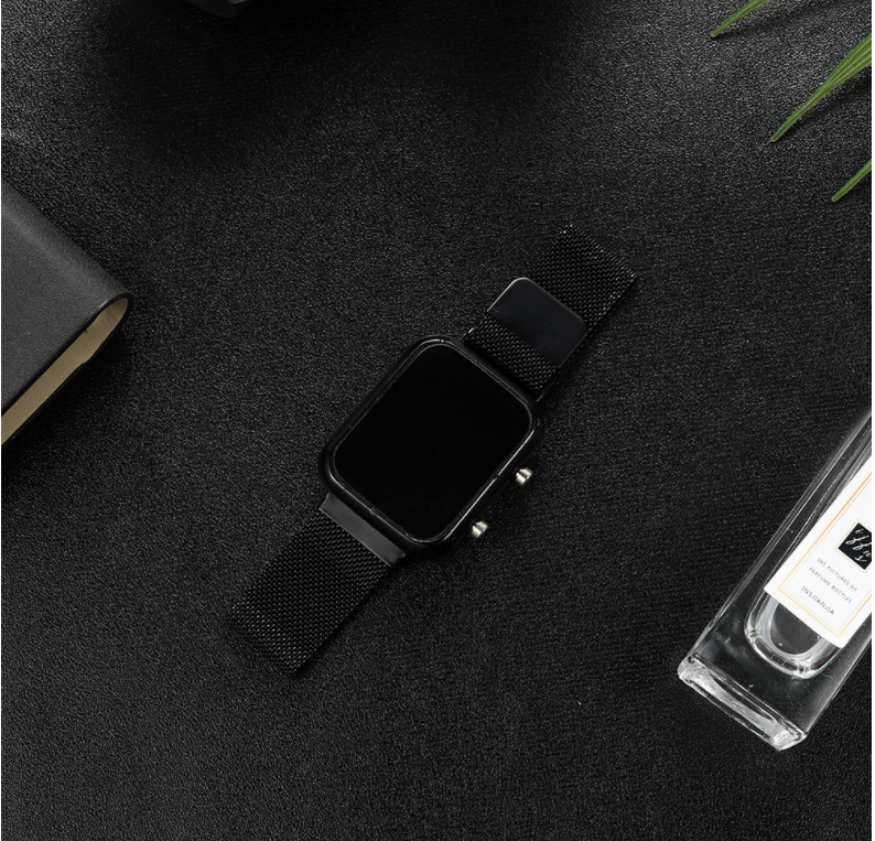 C2C Luminous Led Student Digital Magnet Buckle Men'S Electronic Watch