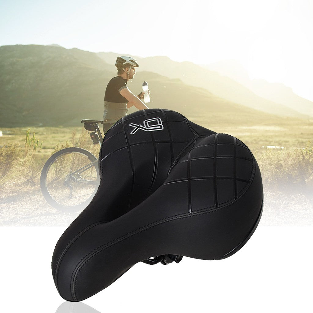 C2C Ergonomic Bicycle Seat Cushion With Anti-vibration Spring And Punched Foam Syste
