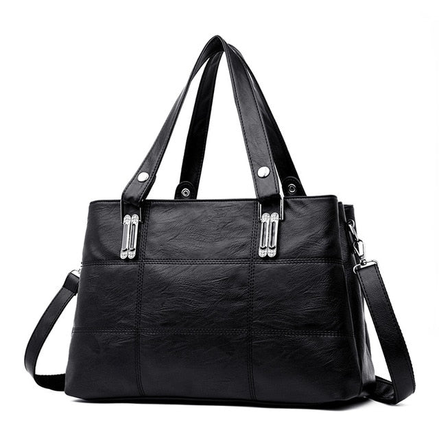 KMFFLY Ladies leather Tote handbags