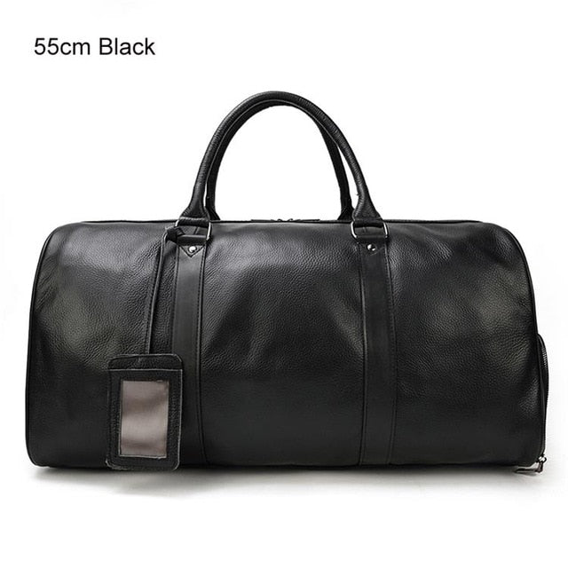 C2C Genuine Soft Real Leather Men & Women Travel Bag
