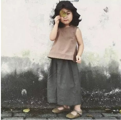 Mihkalev Girls Top and Pants Set