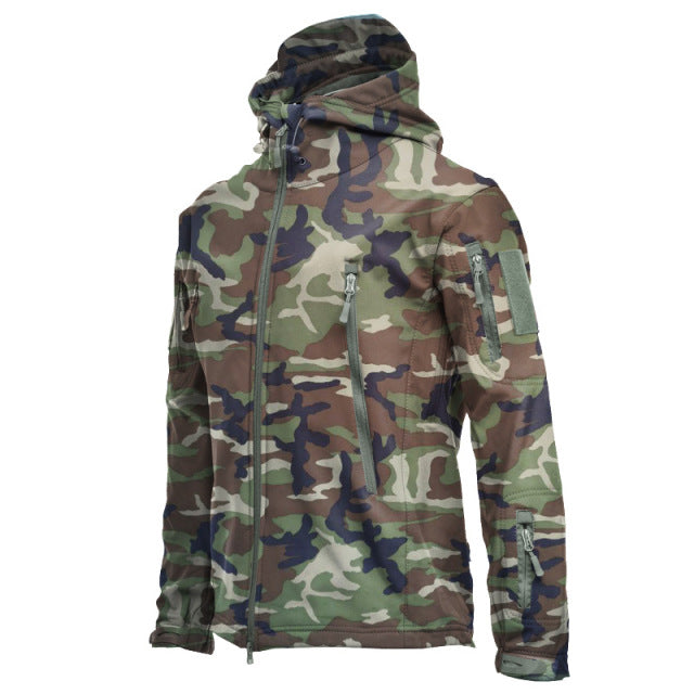 2021 Outdoor Waterproof SoftShell Jacket Hunting windbreaker ski Coat hiking rain camping fishing tactical Clothing Men&Women