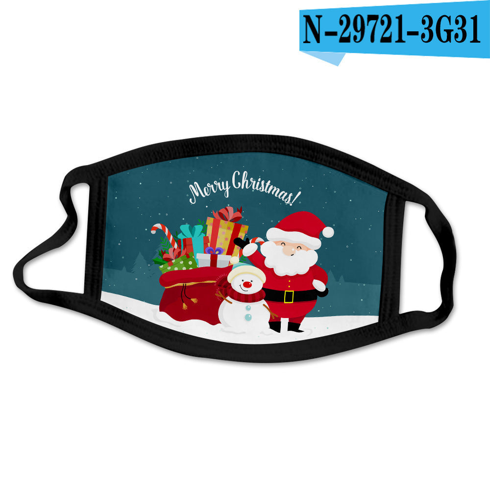 C2C Mall-Cartoon Fashion Personality Christmas Print Mask
