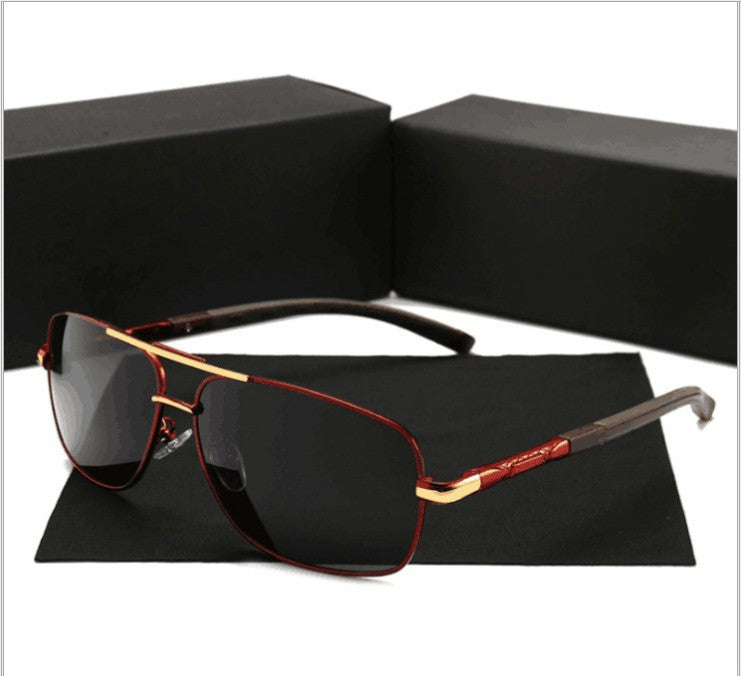 C2C Polarized Men & Women Driver Sunglasses Large Frame Toad Mirror