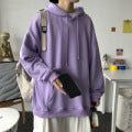 C2C Men's Hooded Pullover Sweater Loose And Handsome Coat