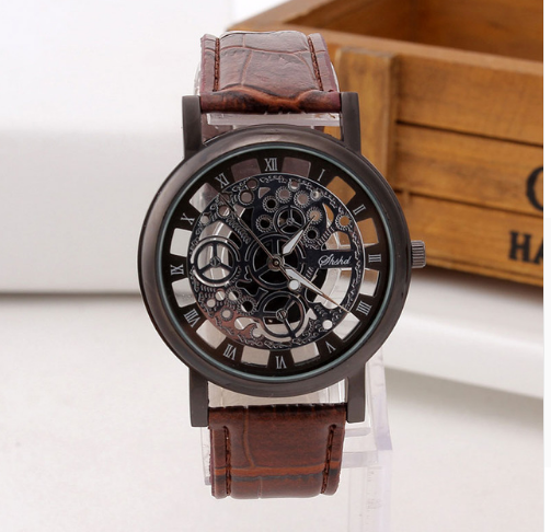 C2C Fashion Hollow Non-Mechanical Watch for Men and Women