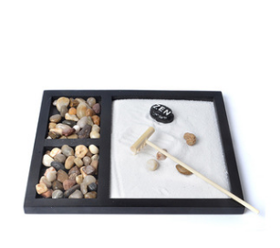 Zen Sand Garden Decoration stress less Tray