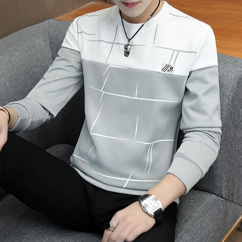 C2C Men's round neck long sleeve T-shirt
