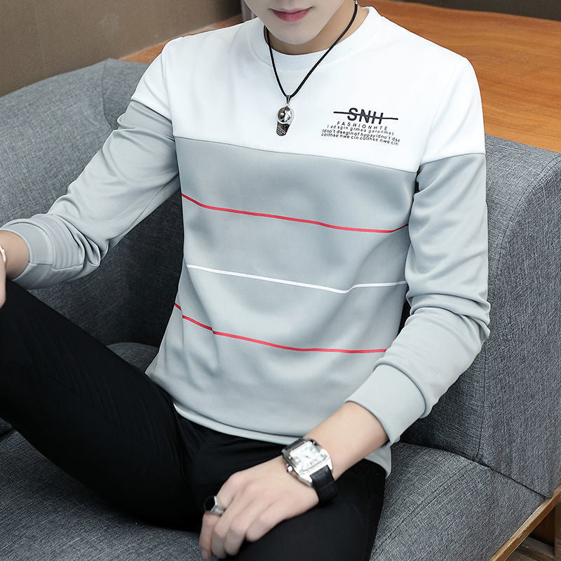 C2C Men's round neck long sleeve T-shirt