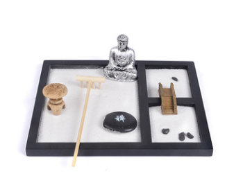 Zen Sand Garden Decoration stress less Tray