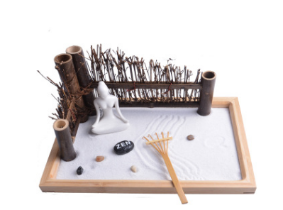 Zen Sand Garden Decoration stress less Tray