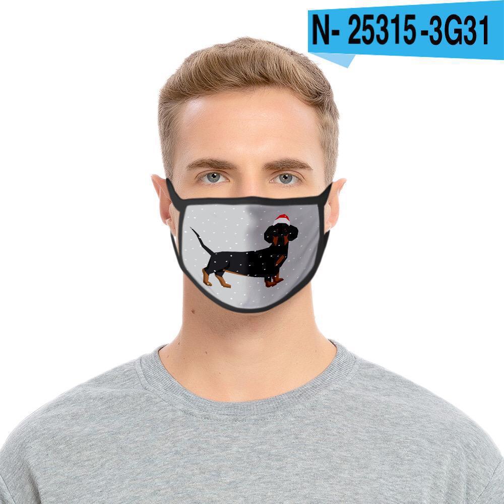C2C Mall-Cartoon Fashion Personality Christmas Print Mask