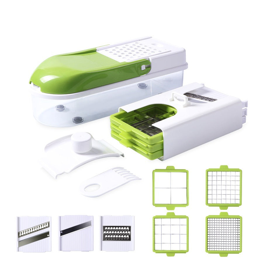 C2C Multifunction Vegetable Slicer shredder with 8 Dicing Blades