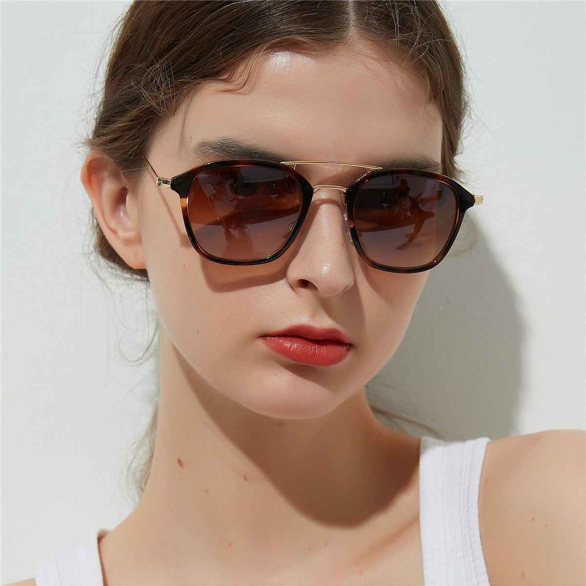 C2C Double beam retro sunglasses