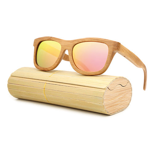 C2C Mall-Bamboo Polarized Sunglasses