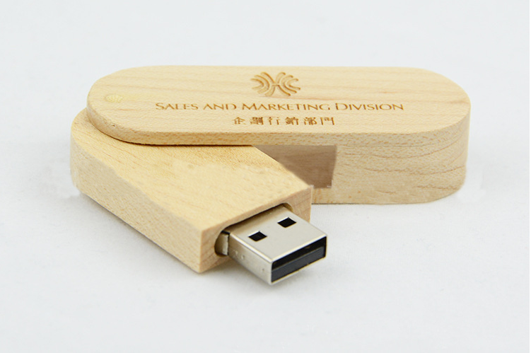 C2C Personalized Wooden USB for Gifts or Daily Life