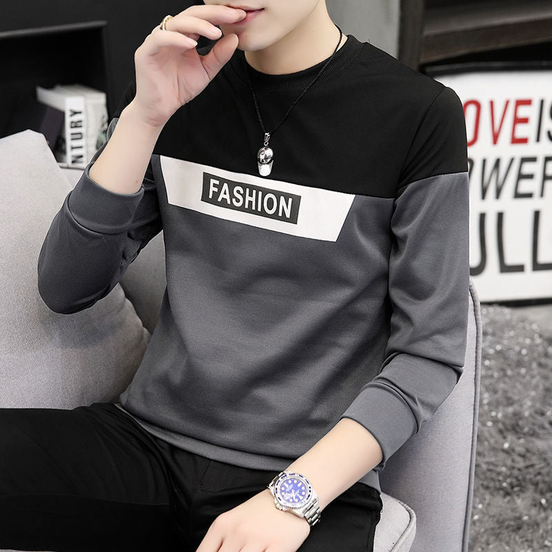 C2C Men's round neck long sleeve T-shirt