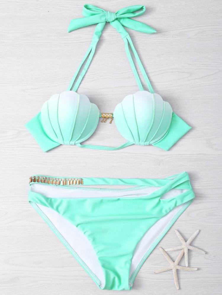 C2C Mall-Bikini Swimsuit With Gradual Change Shell