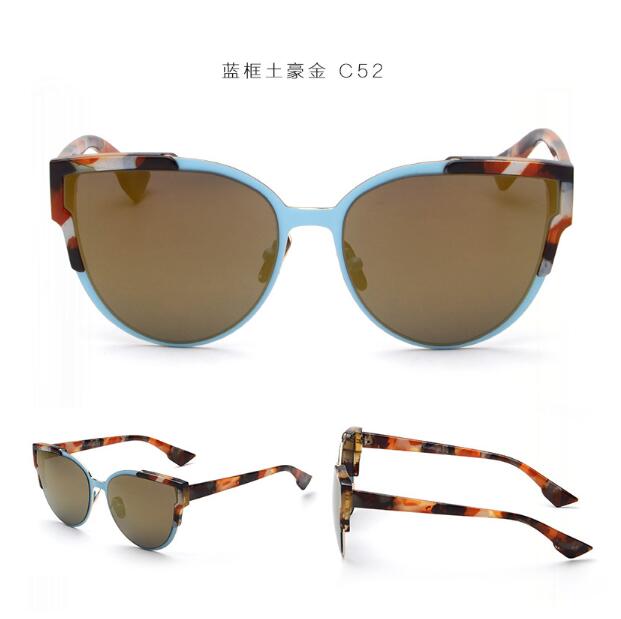 C2C Metal Eye Women Brand Designer Sunglasses