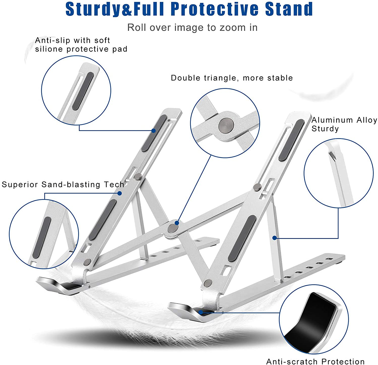 C2C Stand Adjustable Aluminum Laptop Riser