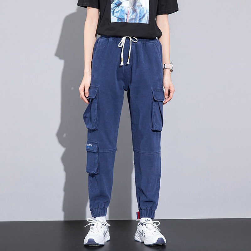 C2C Mall-Casual Capris Men's 2021 Spring Korean Unisex Cotton Overalls