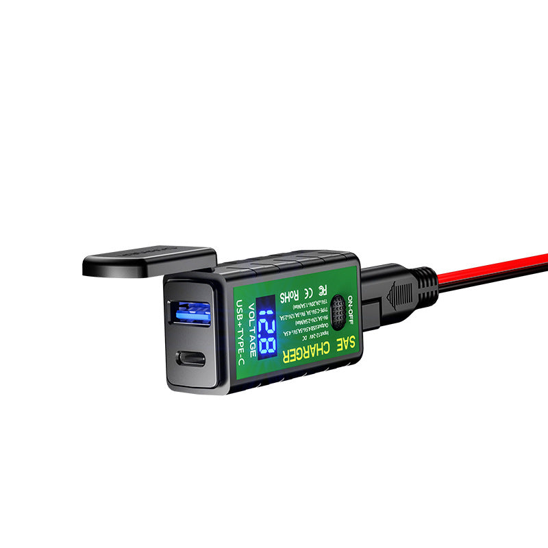 C2C Mall-Dual USB Motorcycle Charger Waterproof