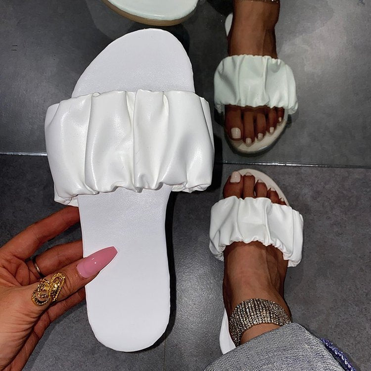 C2C European Foreign Flat Bottomed & Heeled Slippers Women Sandals
