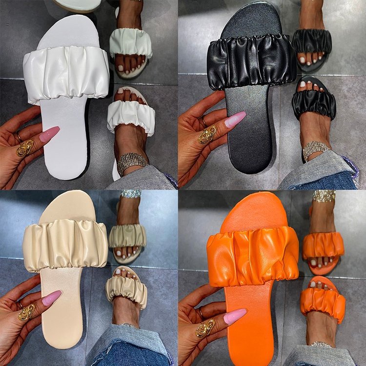 C2C European Foreign Flat Bottomed & Heeled Slippers Women Sandals