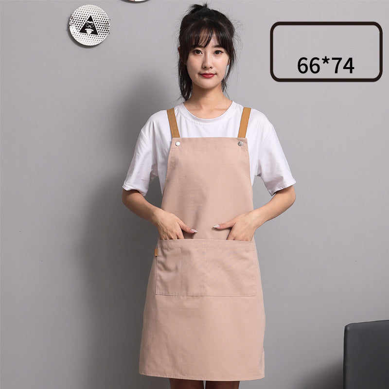 C2C Mall Apron Custom-Made Canvas Simple Kitchen