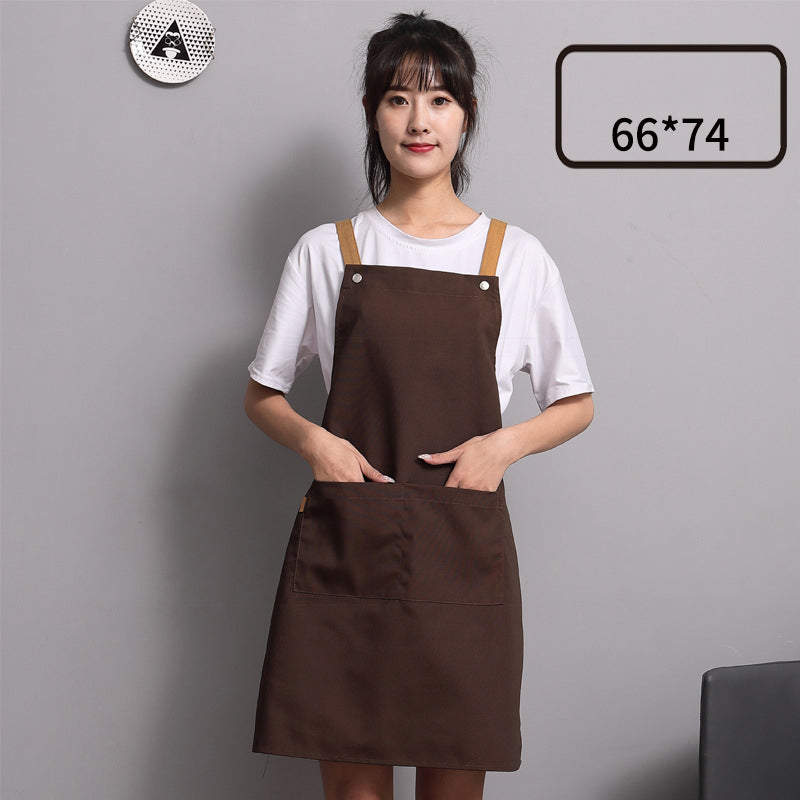 C2C Mall Apron Custom-Made Canvas Simple Kitchen