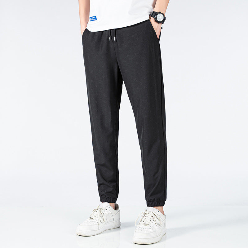 C2C Trendy Thin Sports Cropped Pants