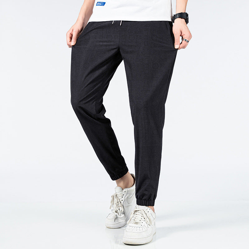 C2C Trendy Thin Sports Cropped Pants