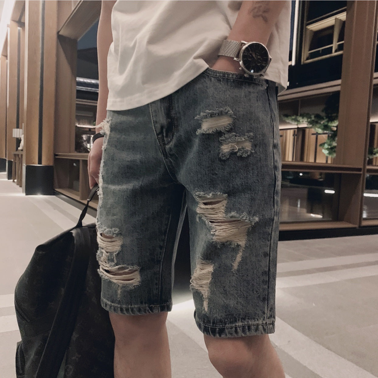 C2C Tide Brand Trend Casual Straight Five-Point Pants