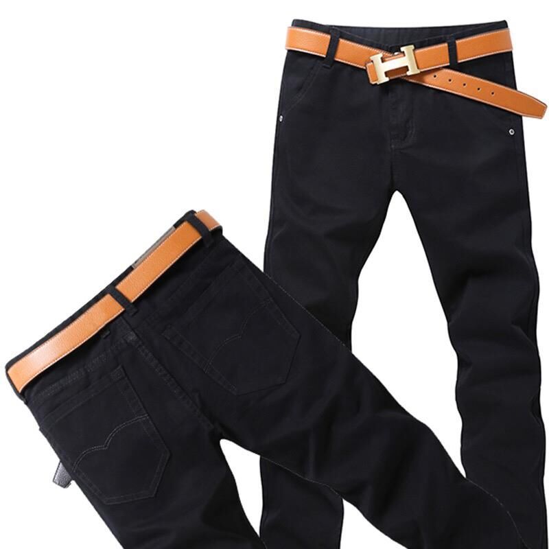 C2C Simple Men's Loose Straight-leg Cotton Casual Pants