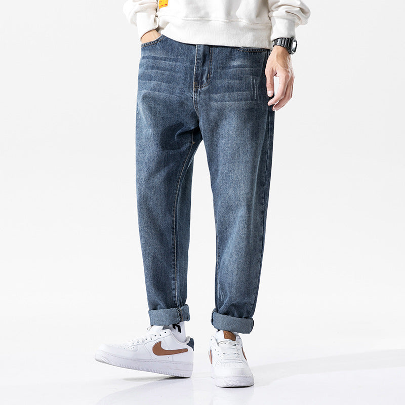 C2C Fall Jeans Men's Loose Straight Korean Style Slim Long Pants