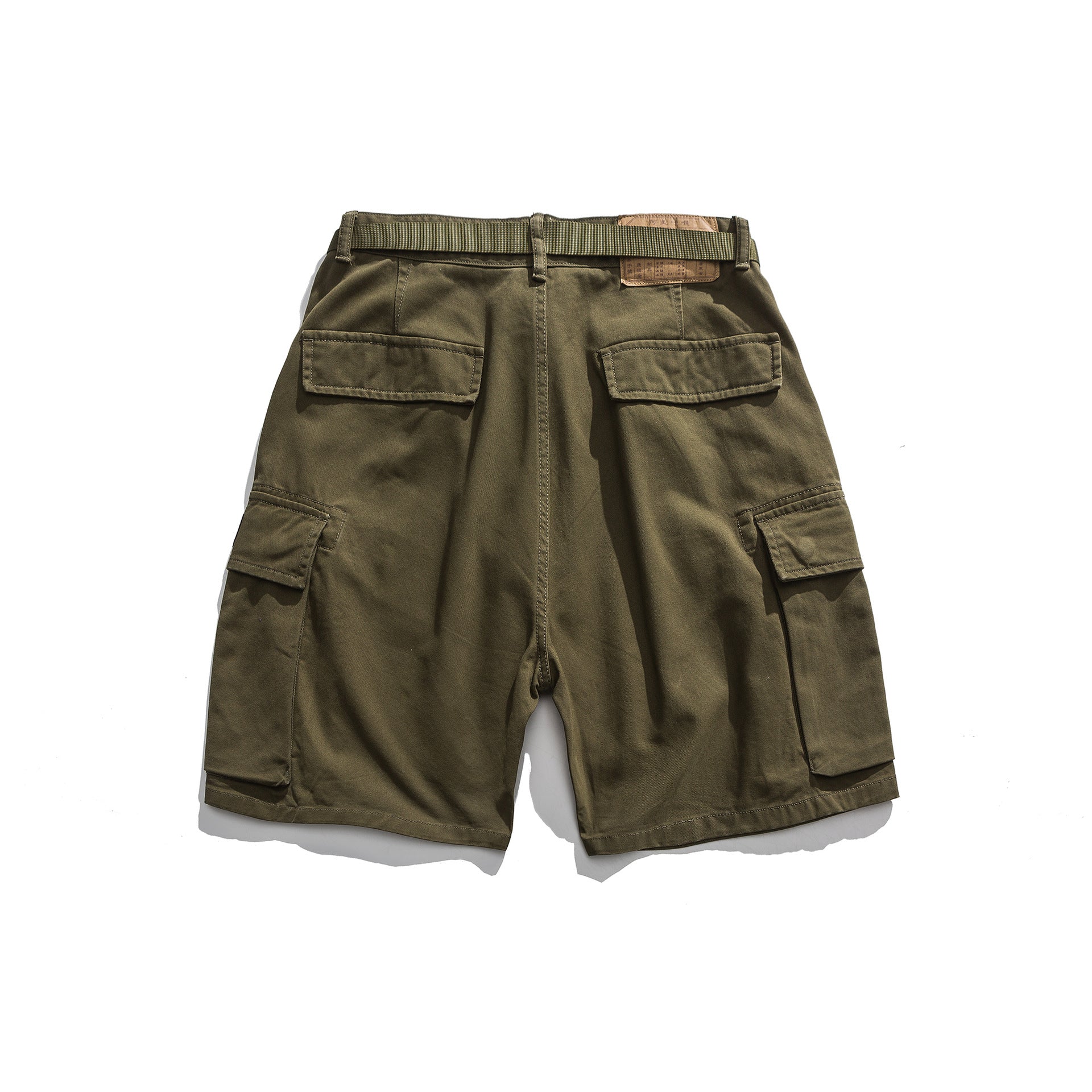 C2C Tooling Multi-Pocket Khaki Army Green Shorts