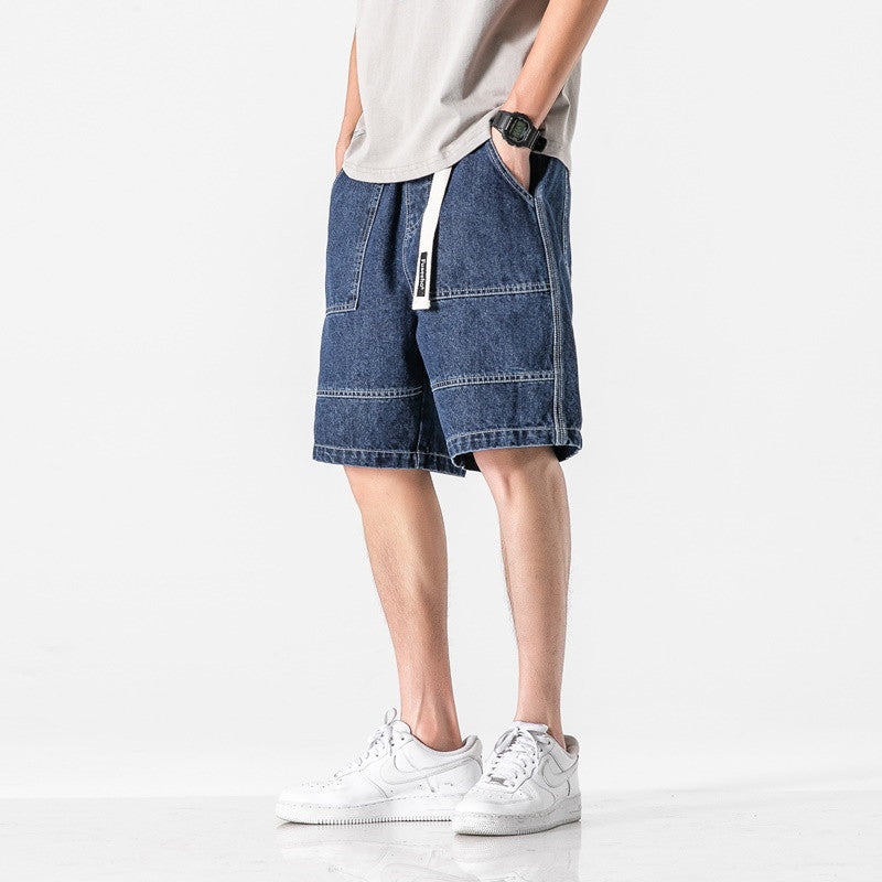 C2C Washed And Worn Loose And Comfortable Youth  Men's Trendy Pants