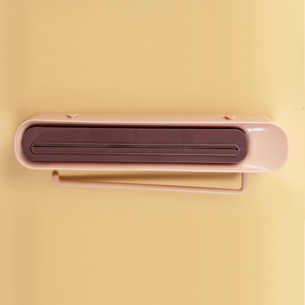 C2C Hang Holder Multifunctional Cutter Slide Storage Dispenser. Kitchen Gadgets