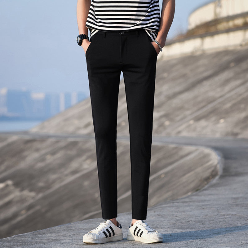C2C Mall-Capris Trousers Men's Slim and Versatile Pants