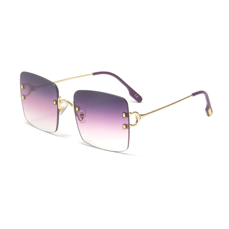 C2C Stylish rimless sunglasses are rimless
