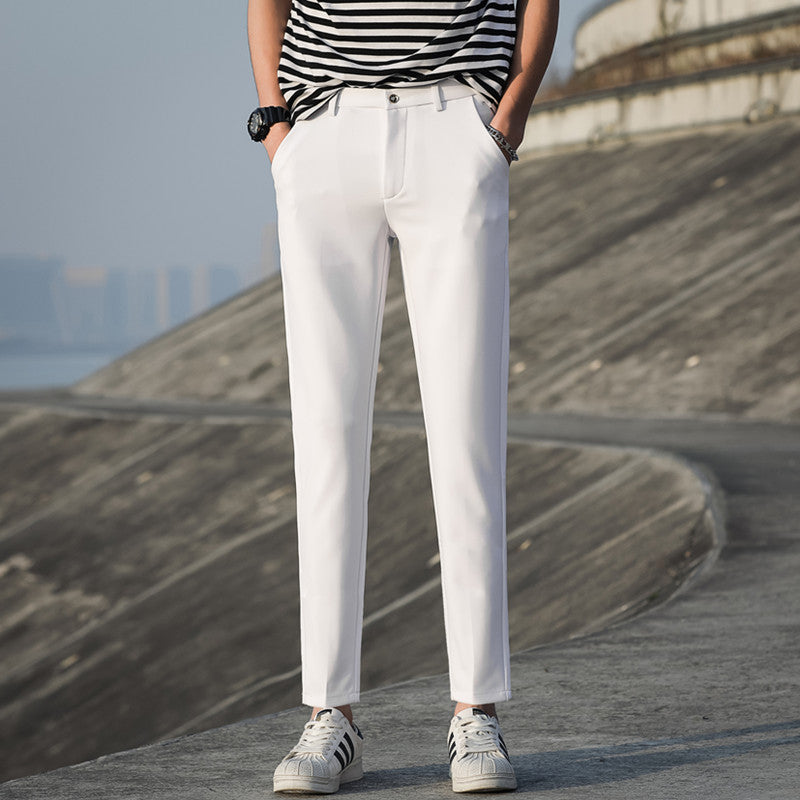 C2C Mall-Capris Trousers Men's Slim and Versatile Pants