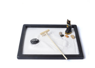 Zen Sand Garden Decoration stress less Tray