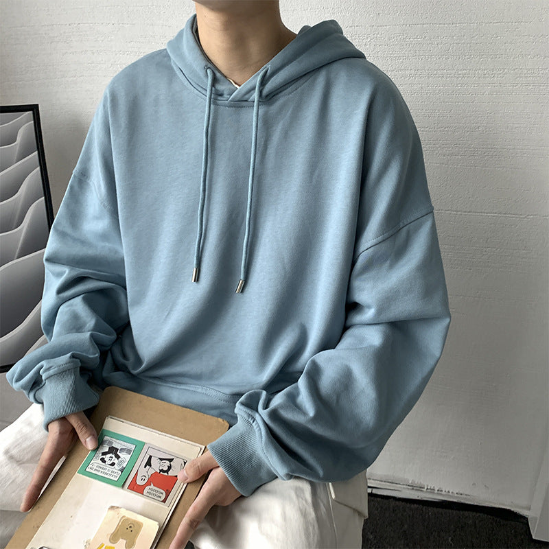 C2C Men's Hooded Pullover Sweater Loose And Handsome Coat