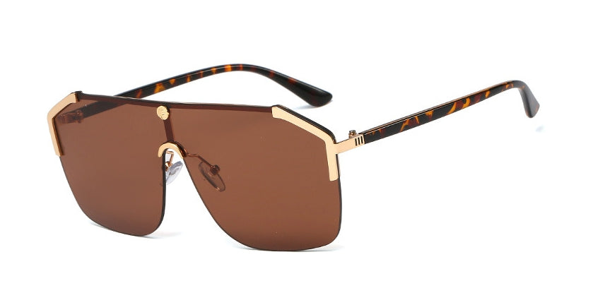 C2C Mall-Big frame square frameless sunglasses