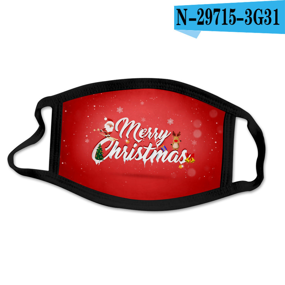 C2C Mall-Cartoon Fashion Personality Christmas Print Mask